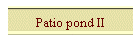 Patio pond II